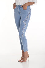 Load image into Gallery viewer, FRANK LYMAN EMBELLISHED BLUE JEANS STYLE 256827U
